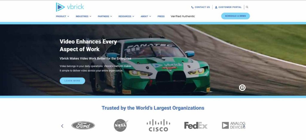 The 20 Best Private Video Hosting Services for 2026 17 VBrick - The 20 Best Private Video Hosting Services for 2026 (Ranked and Explained)