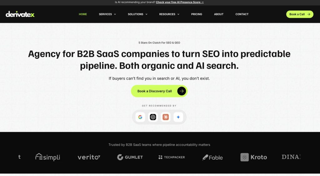 Top 9 Indian SEO Agencies with Proven AI SEO Results (2026) 1 DerivateX