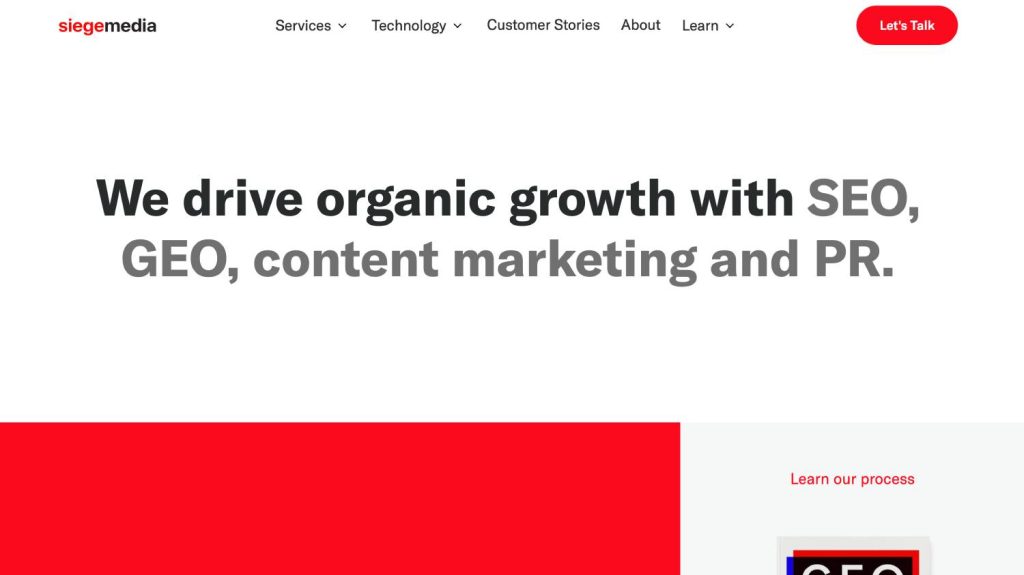 Top 8 Generative Engine Optimization (GEO) Agencies for SaaS in 2026 5 Siege Media 1