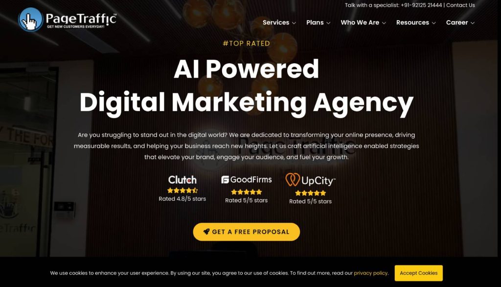 Top 9 Indian SEO Agencies with Proven AI SEO Results (2026) 7 pagetraffic