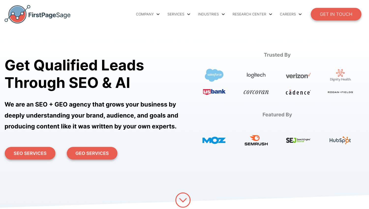 Top 9 GEO Agencies for B2B SaaS 4 First Page Sage