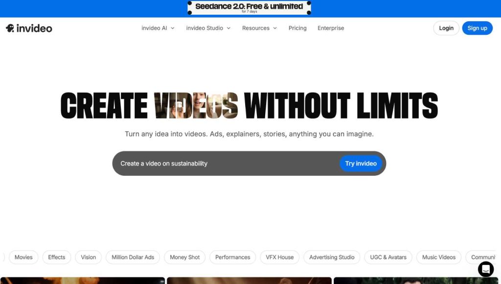 11 AI Video Generators That Actually Produce Usable Marketing Content 10 Invideo AI