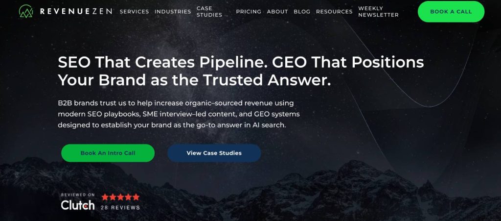 Top 10 SEO Partners for Series A Startups (2026) 10 RevenueZen