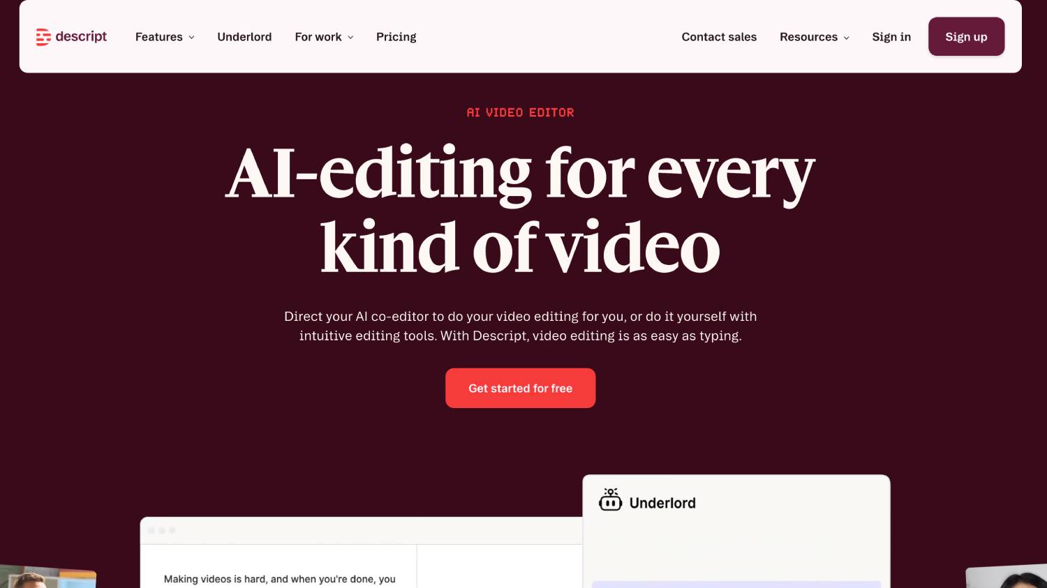 8 Best Loom Alternatives for Screen Recording & Async Video 3 descript