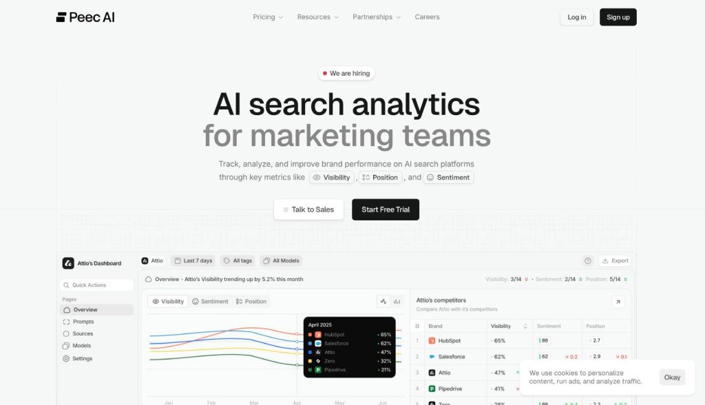 18 Best AI Tools for Content Marketing in 2026 17 peec.ai