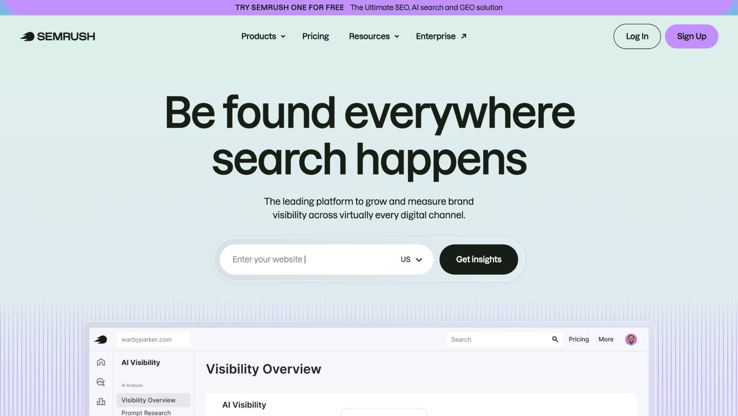 7 Best Free AI Visibility Checker Tools 2 semrush