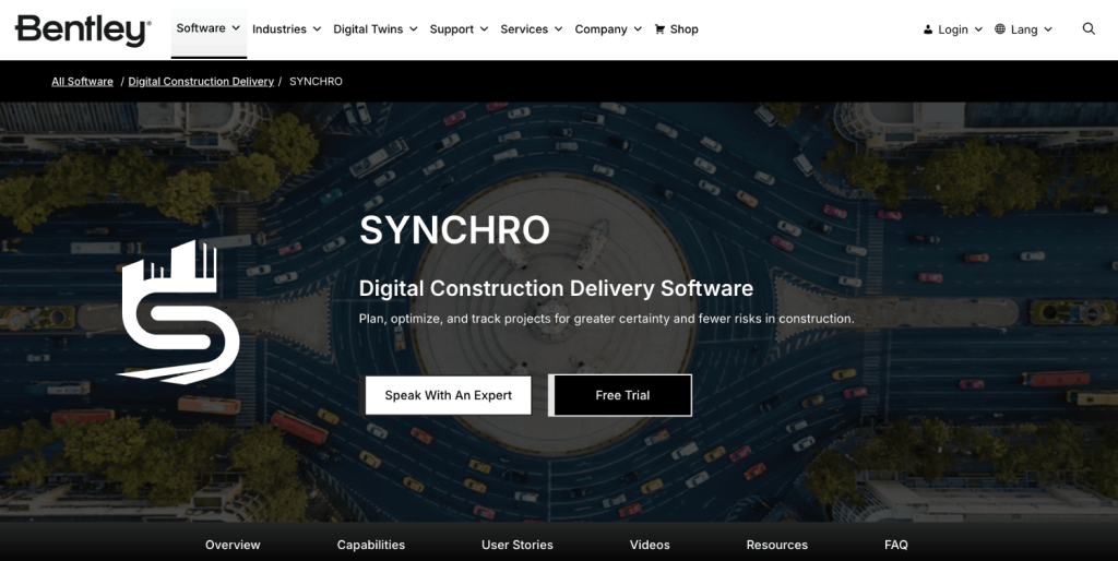 8 AI Tools Transforming Construction Scheduling and Planning 6 bentley 1