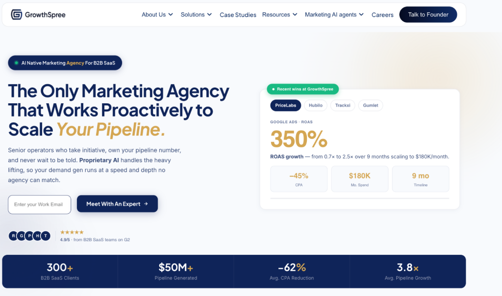 Top 10 AI Marketing Agencies for SaaS and Tech Companies 8 growthspree
