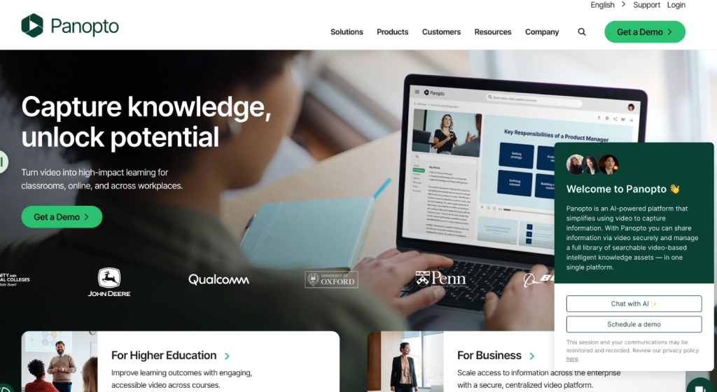 5 SOC 2 Compliant Video Hosting Platforms for Enterprises 4 panopto