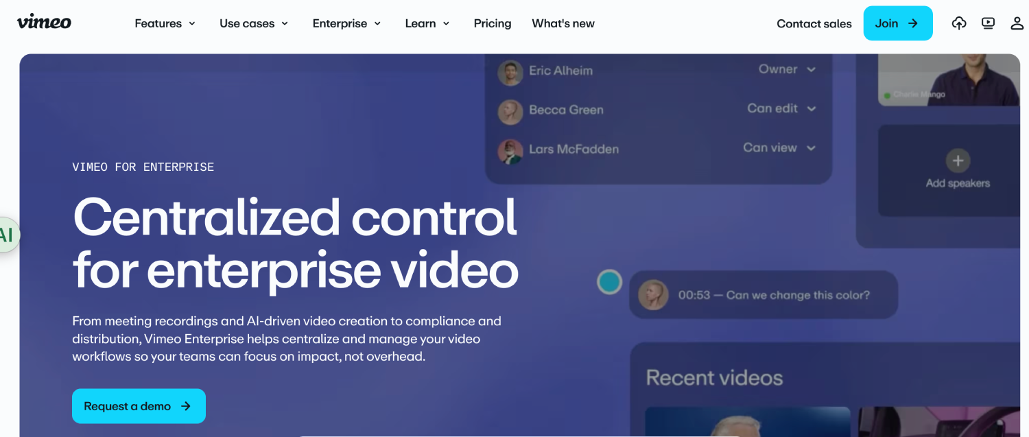 Brightcove Alternatives in 2026: 7 Enterprise Video Platforms Without the Legacy Baggage 2 vimeo