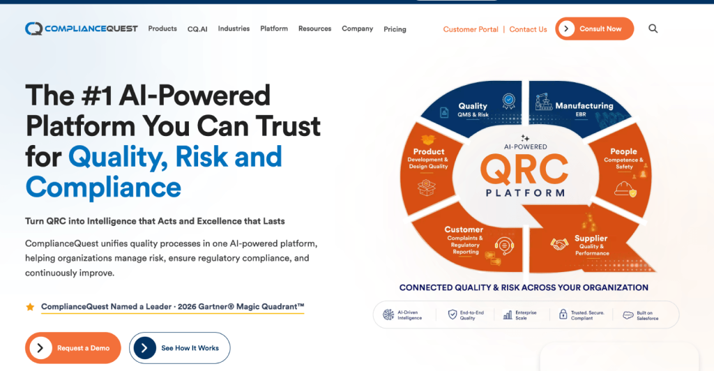 Top 10 Construction Safety Management Software Platforms 10 COMPLIANCE QUEST