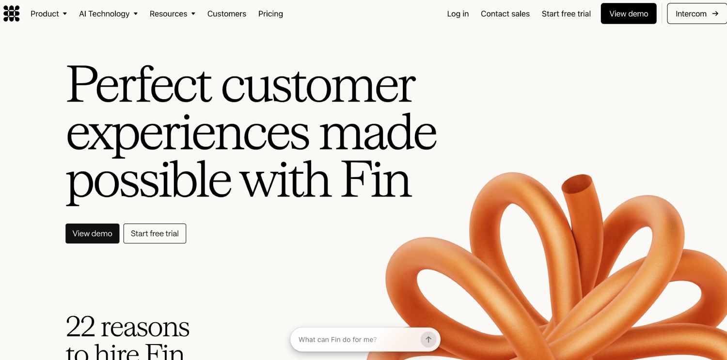 7 Best AI Support Agents for B2B SaaS with Technical Documentation (2026) 1 Intercom Fin 2