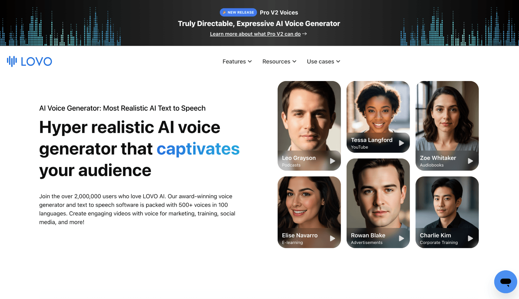 12 Best AI Voice Generators & Text-to-Speech Tools 7 LOVO