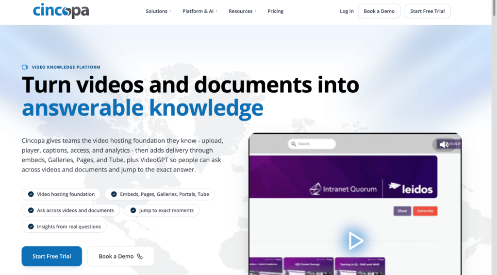 8 Best Wistia Alternatives for Business Video Hosting 5 cincopa