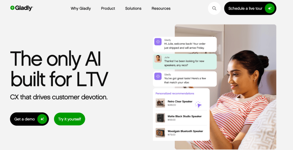 8 Best AI Customer Service Tools for Ecommerce & Shopify Stores 6 gladly