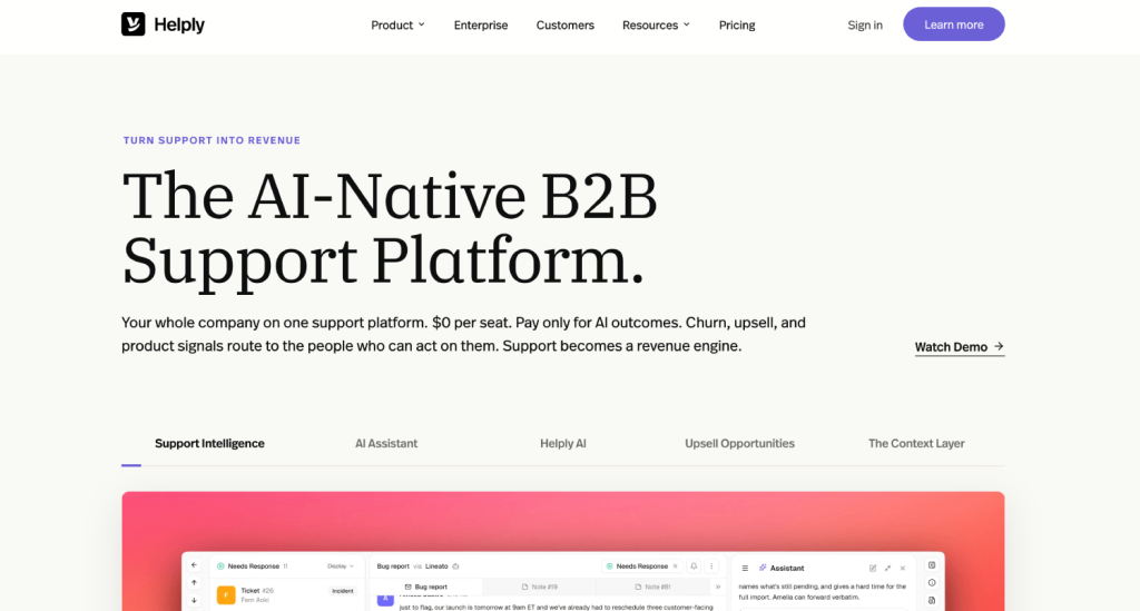 9 Top Intercom Fin Alternatives for AI Customer Support 7 helply