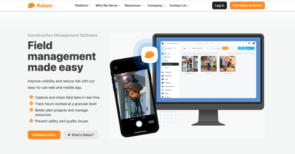 Top 10 Construction Safety Management Software Platforms 4 raken