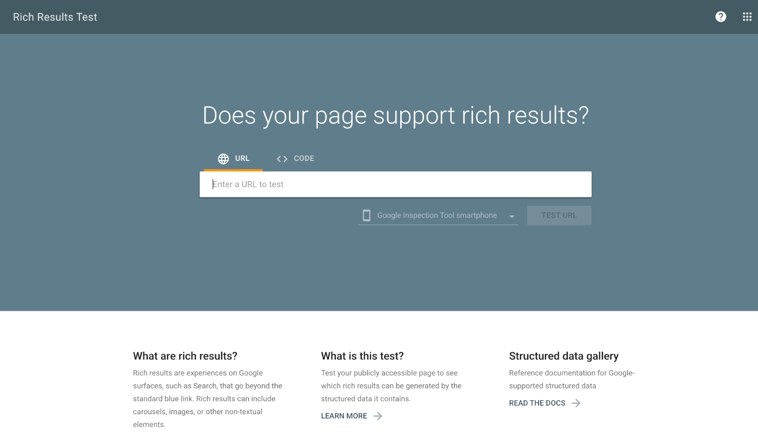 10 Best Schema Markup & Structured Data Tools for AI Search 5 Google Rich Results Test