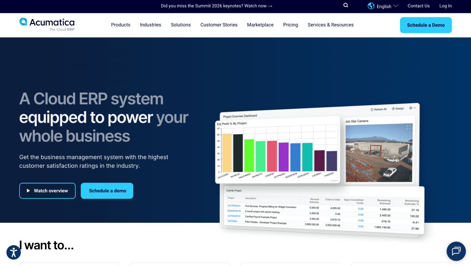9 Best Construction Accounting Software Tools 7 acumatica