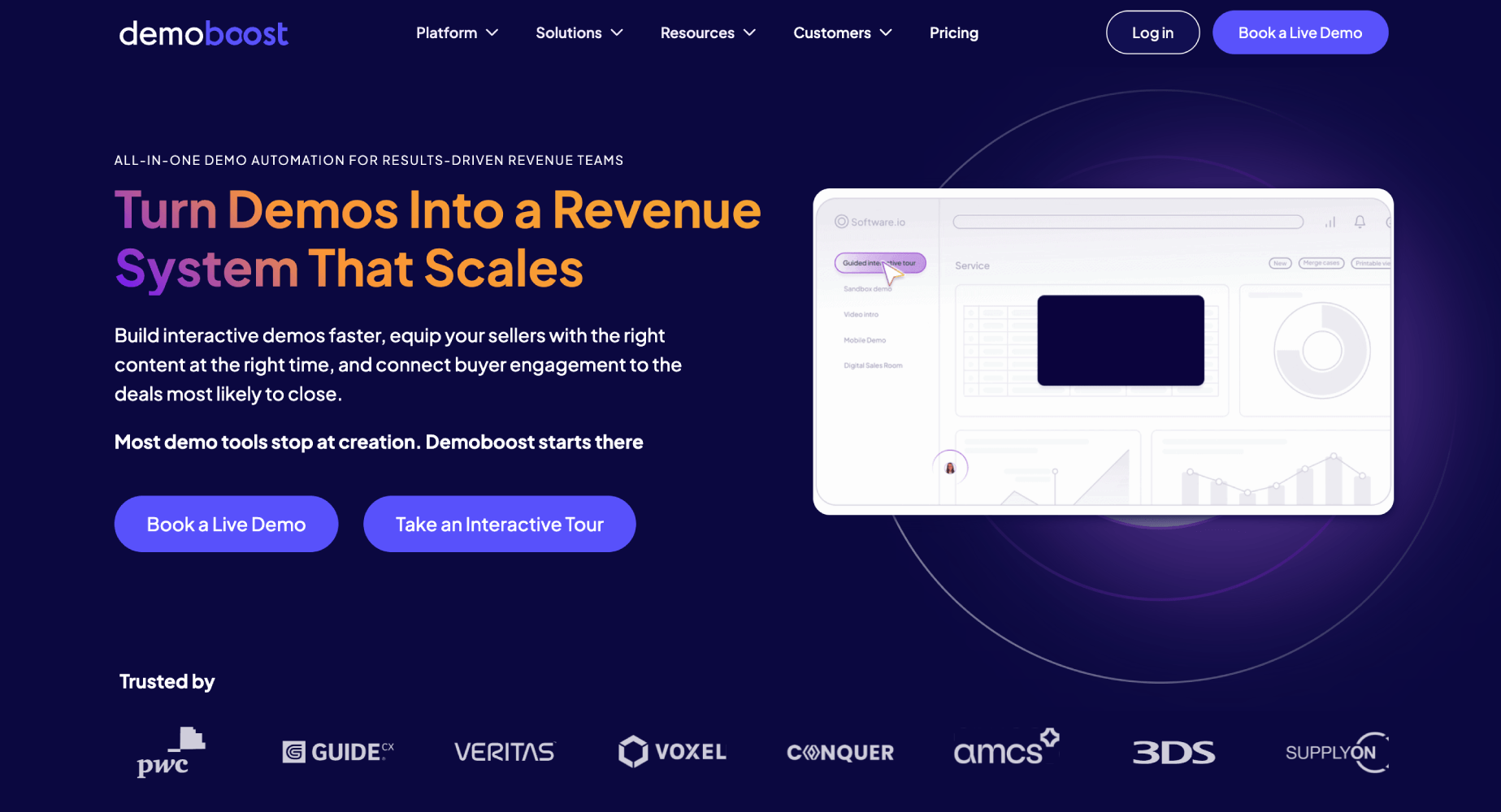 Top Product Demo Software for SaaS: Interactive & AI Video Tools 6 demoboost