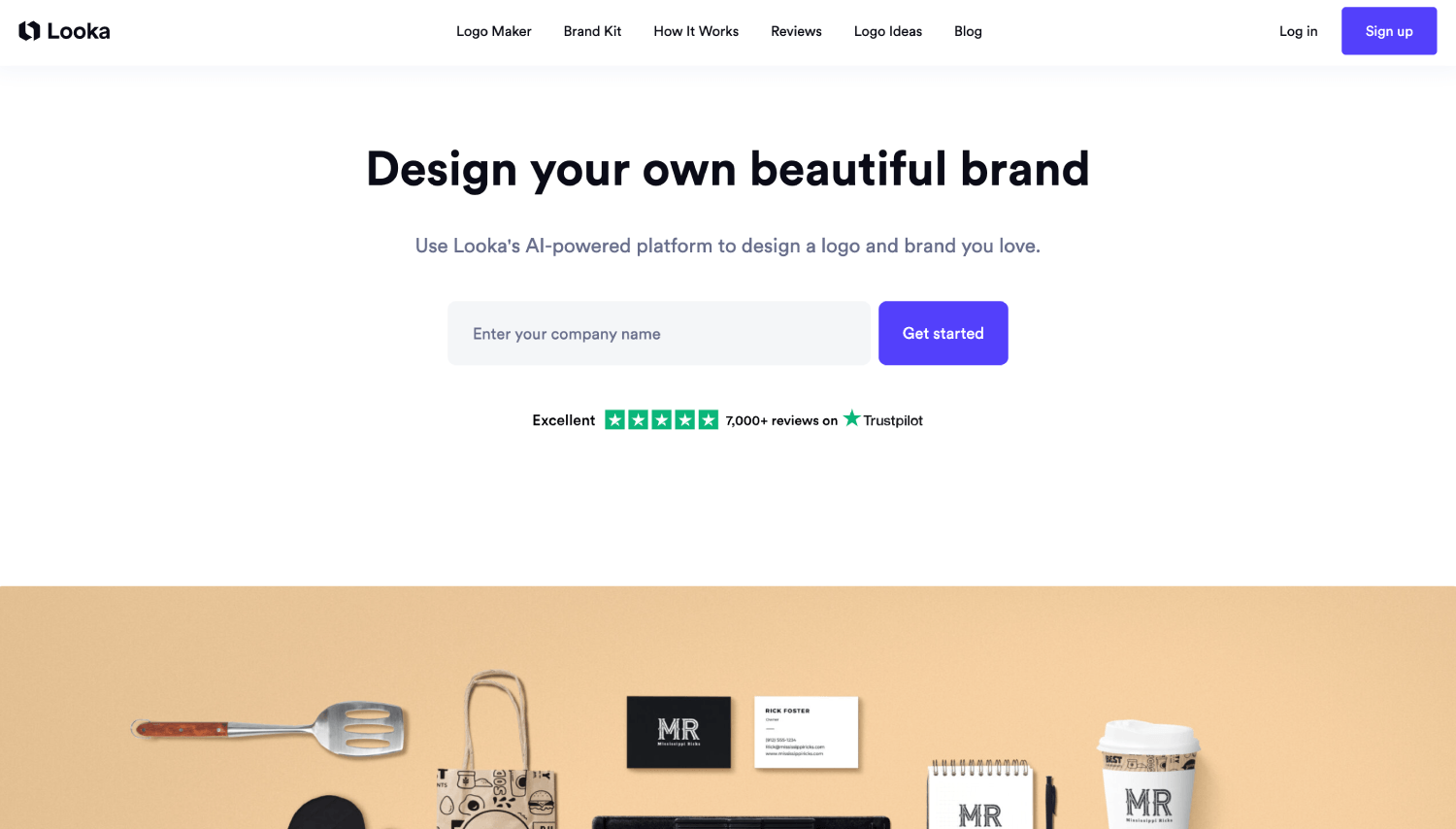 8 Best AI Logo Makers & Brand Identity Tools 1 looka