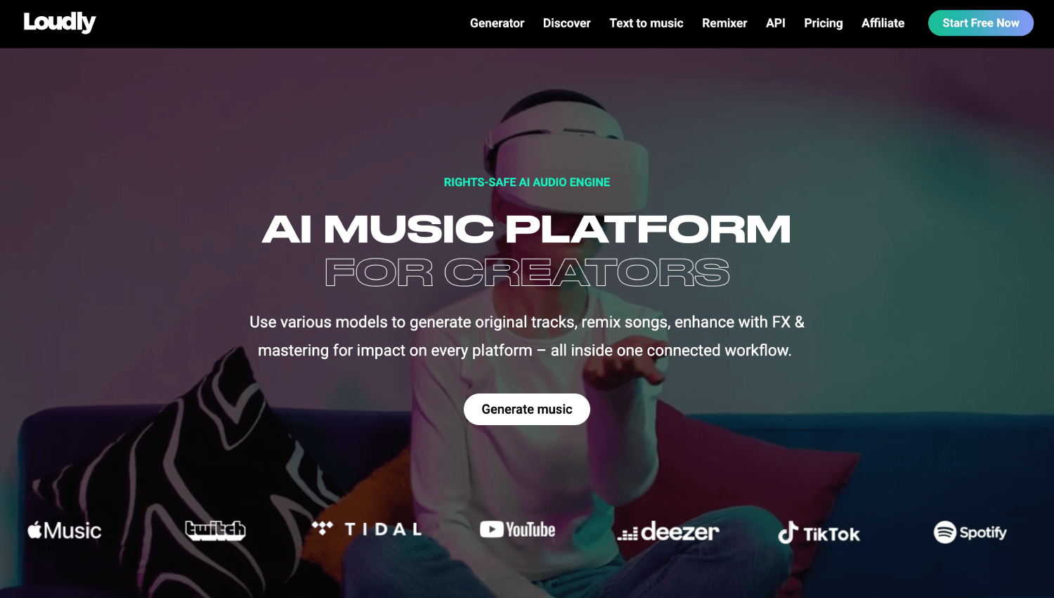9 Best AI Music Generation Tools 6 loudly