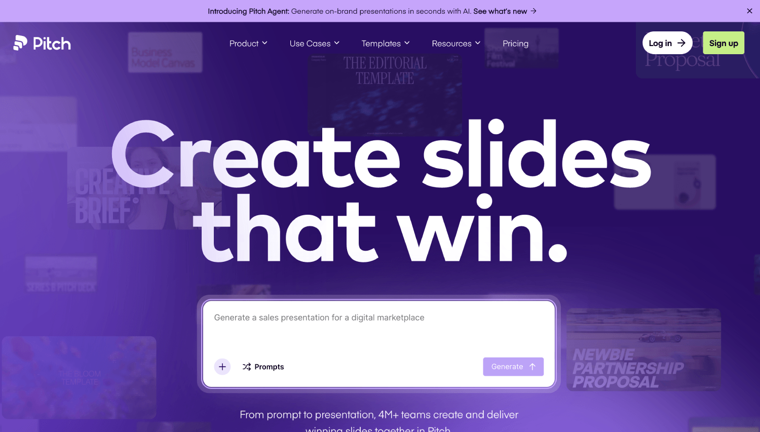 10 Best AI Presentation Makers & Slide Generators 2 pitch