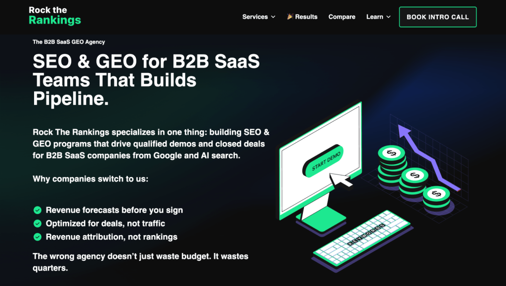 Top 9 GEO Agencies for B2B SaaS 6 rock the rankings