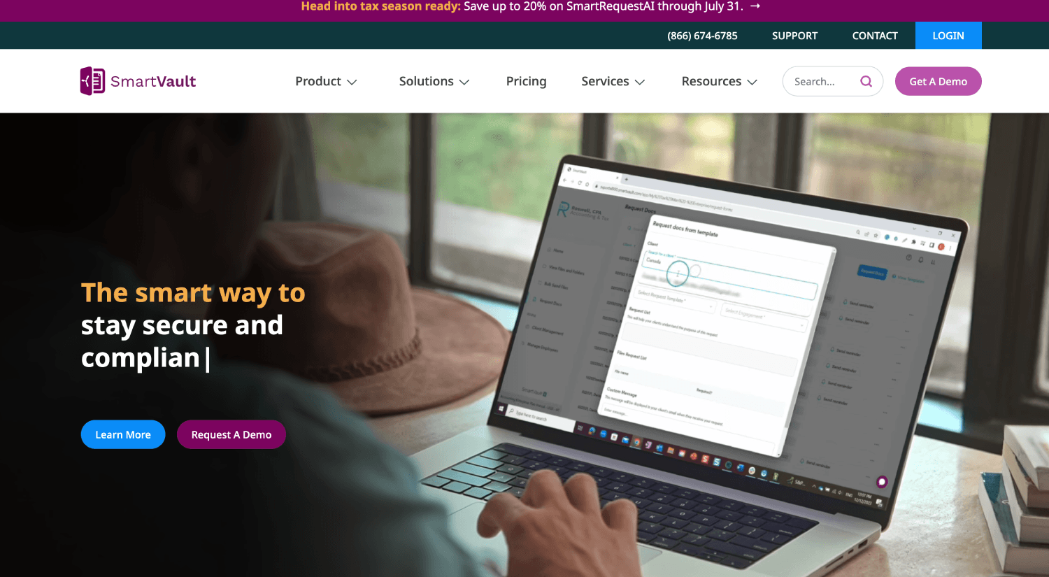 8 Best Client Portal Tools for Accounting & Tax Firms 1 smartvault