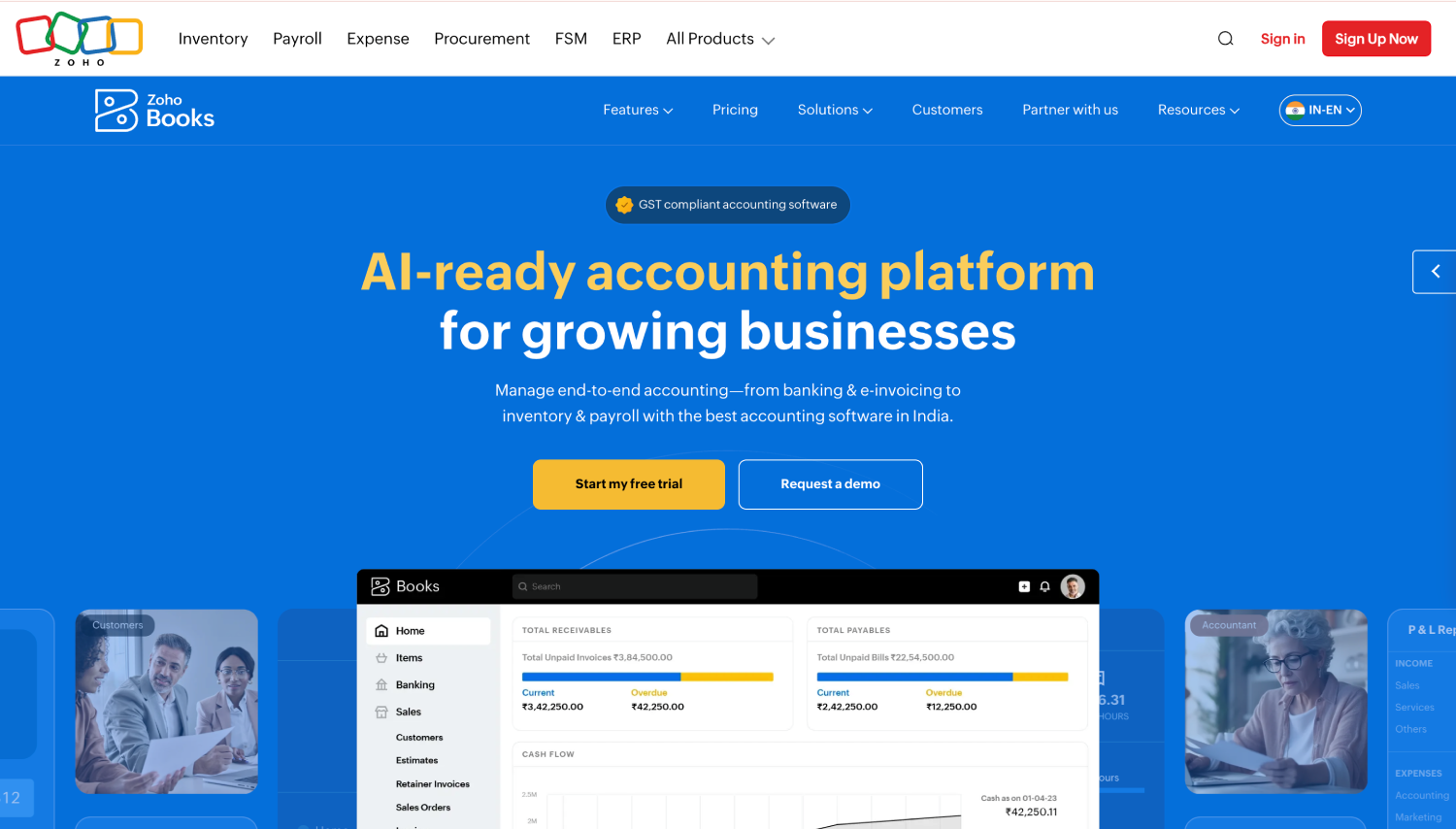 Best QuickBooks Alternatives for Small Businesses 4 zoho book