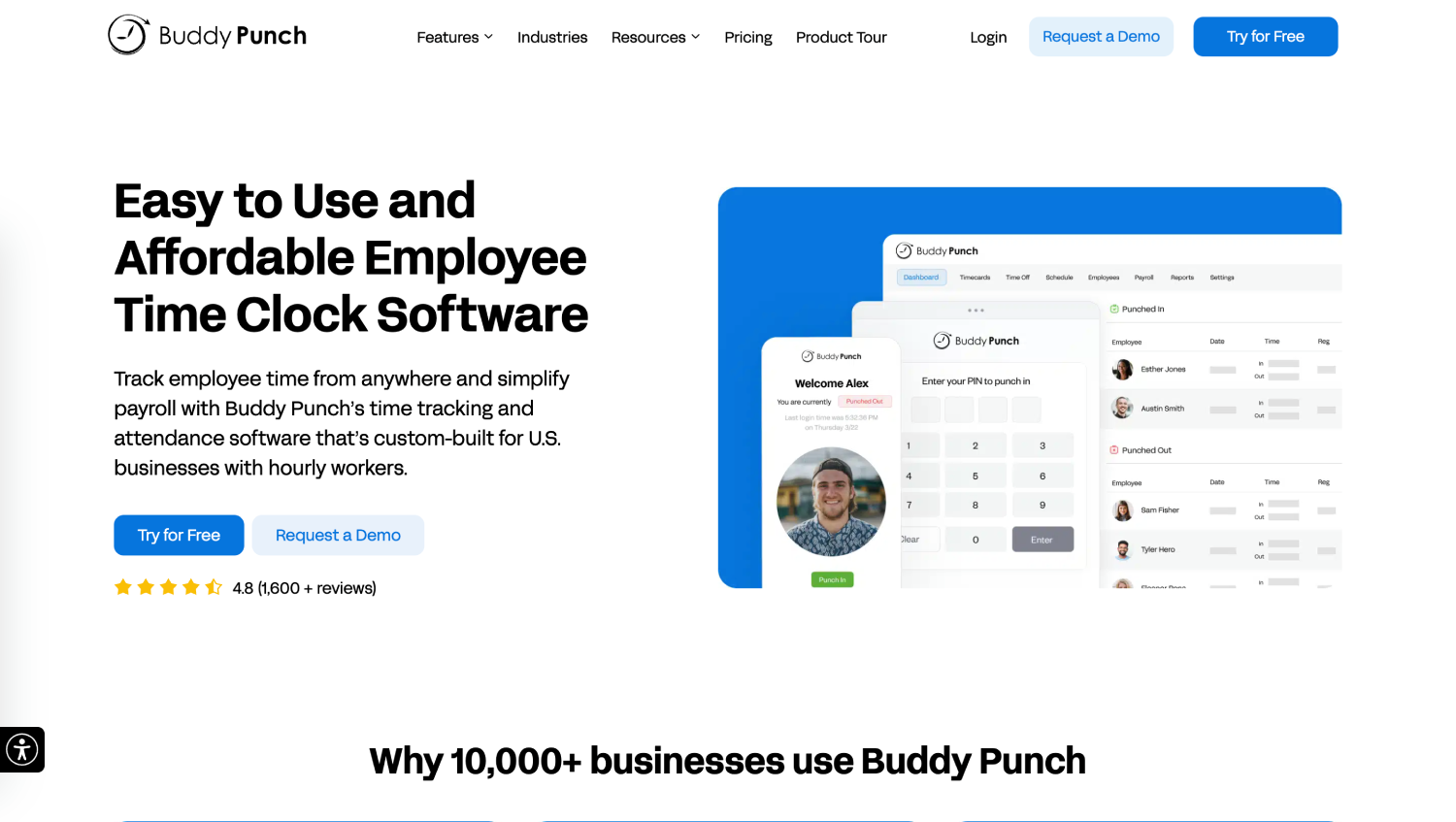 9 Best AI Face Recognition Time Clock Software for U.S. Construction Crews (2026) 2 Buddy punch