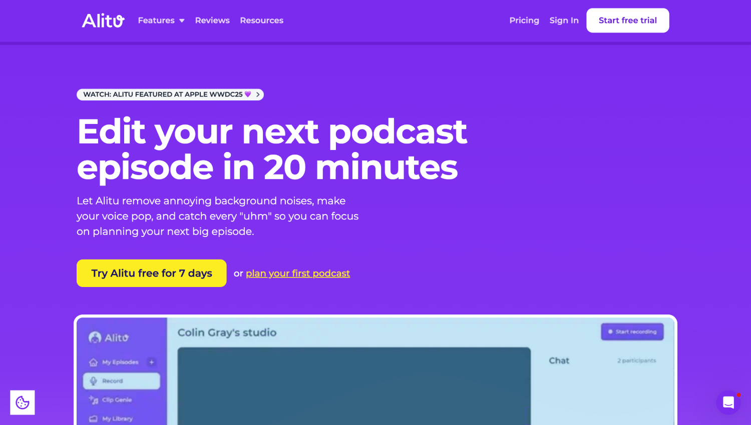 7 Best Descript Alternatives for Video & Podcast Editing 3 alitu
