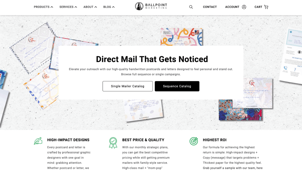 9 Best Real Estate Direct Mail Services for Investors 4 ball point