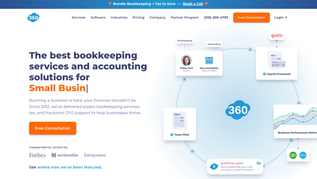 9 Best Online Bookkeeping Services for Small Businesses 5 bookkeeper 360