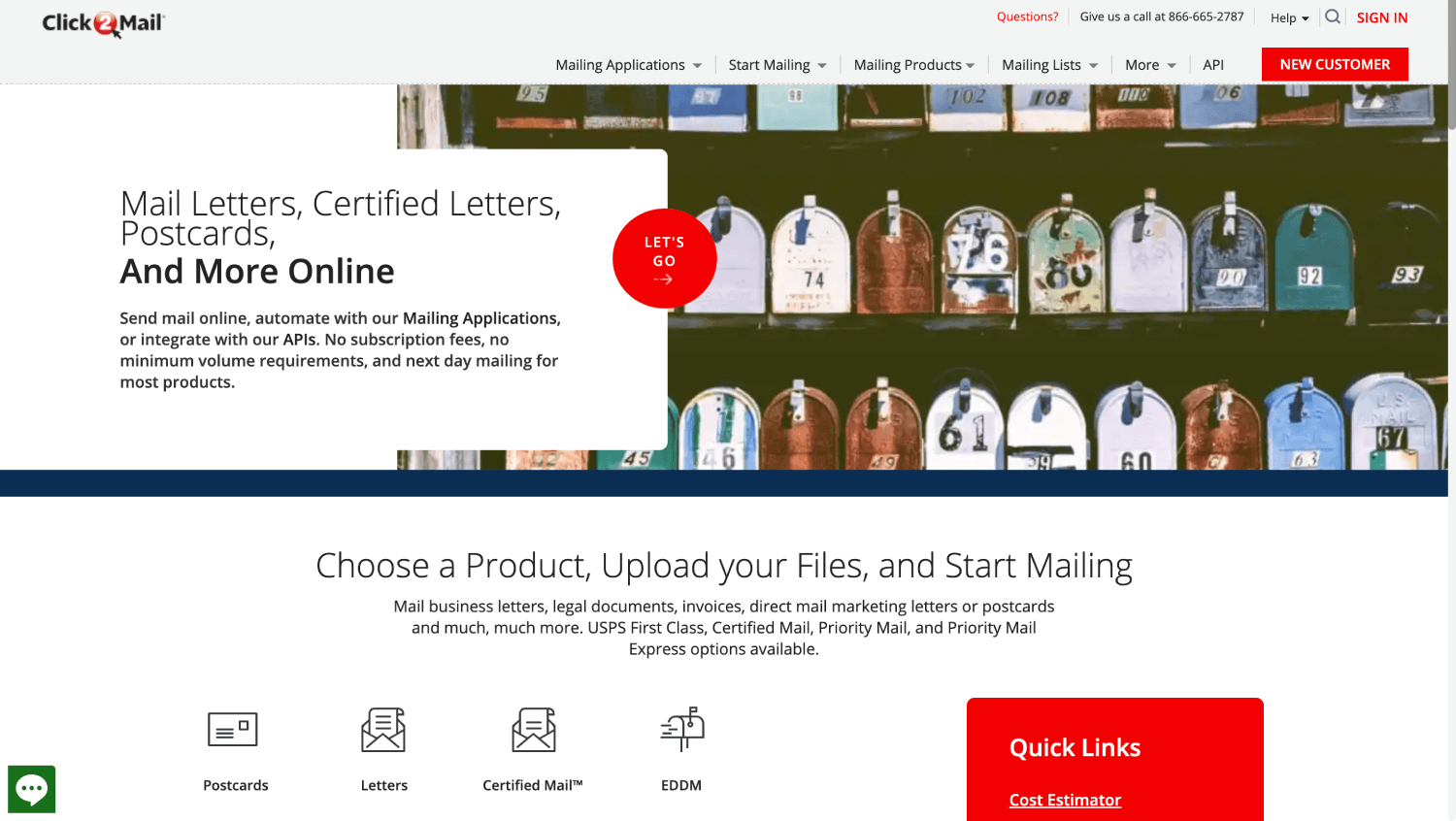 9 Best Real Estate Direct Mail Services for Investors 2 click2mail