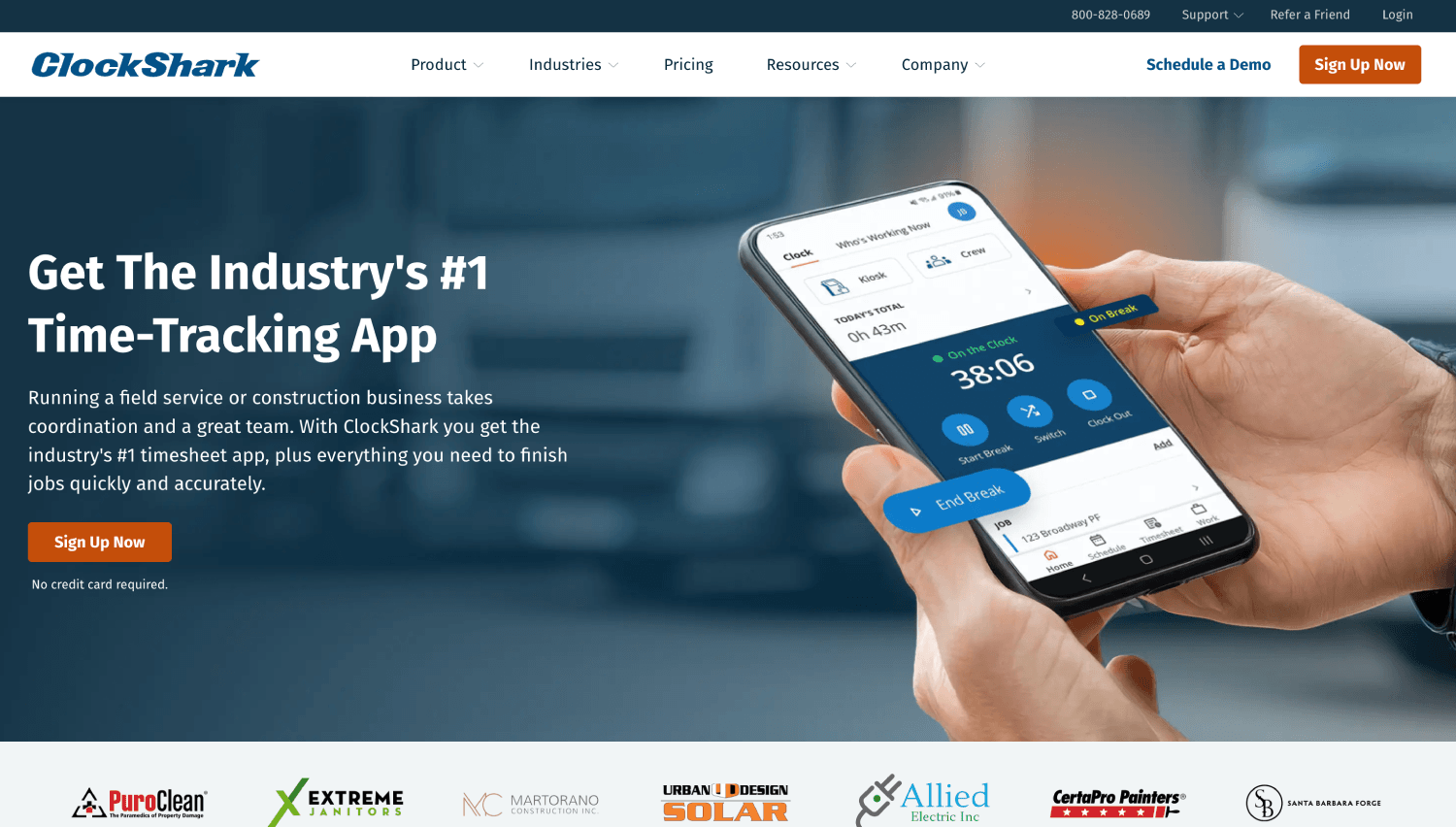 9 Best AI Face Recognition Time Clock Software for U.S. Construction Crews (2026) 4 clockshark