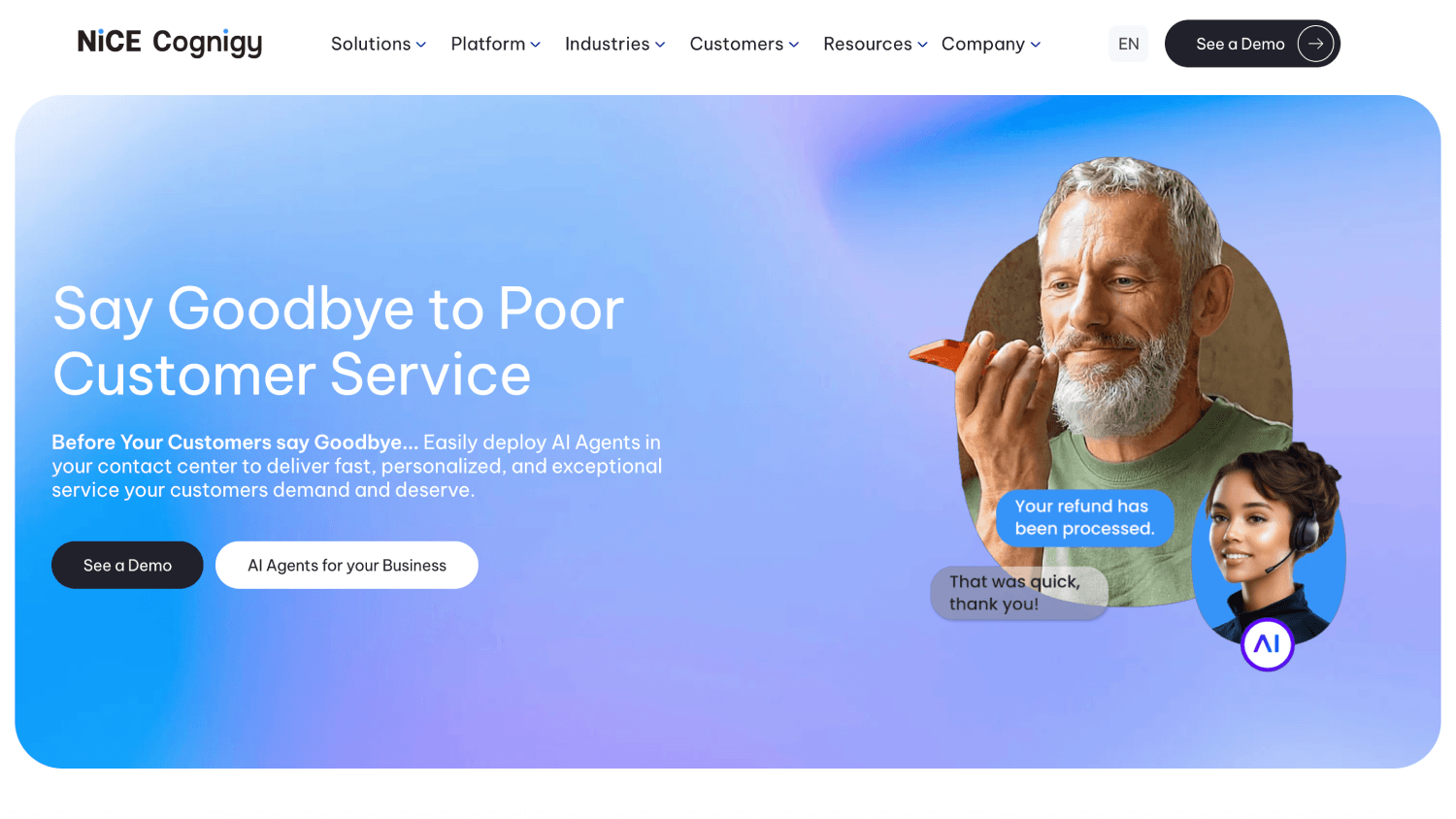 7 Best AI Voice Agents for Customer Support 6 cognigy