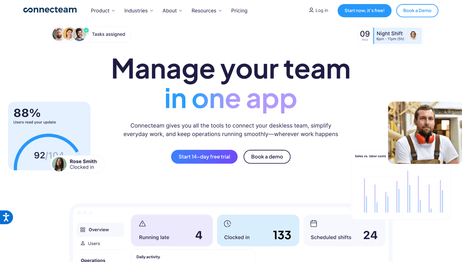 9 Best AI Face Recognition Time Clock Software for U.S. Construction Crews (2026) 7 connecteam