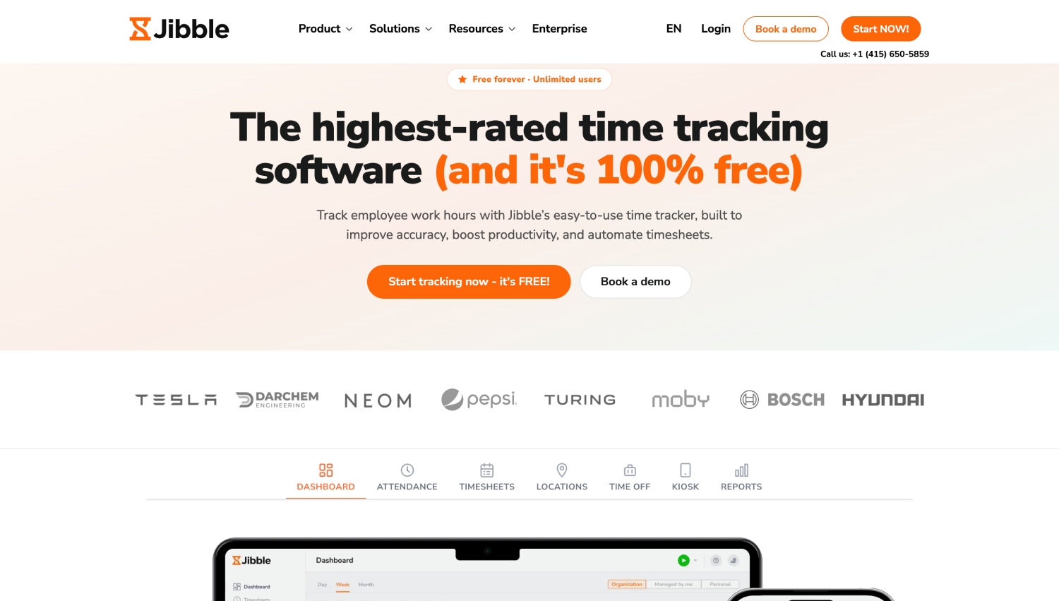 9 Best AI Face Recognition Time Clock Software for U.S. Construction Crews (2026) 3 jibble