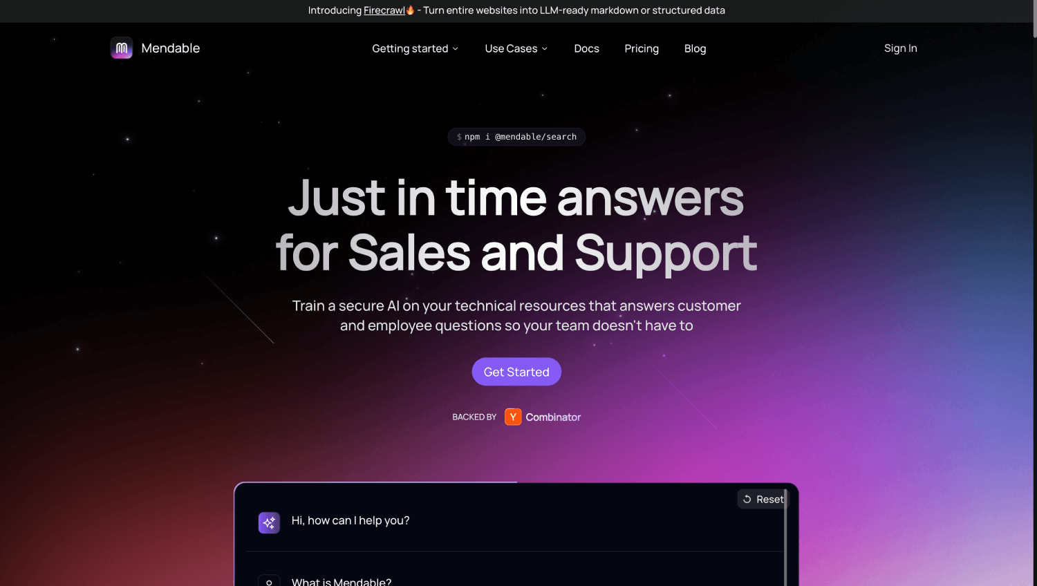 7 Best AI Support Agents for B2B SaaS with Technical Documentation (2026) 6 mendable