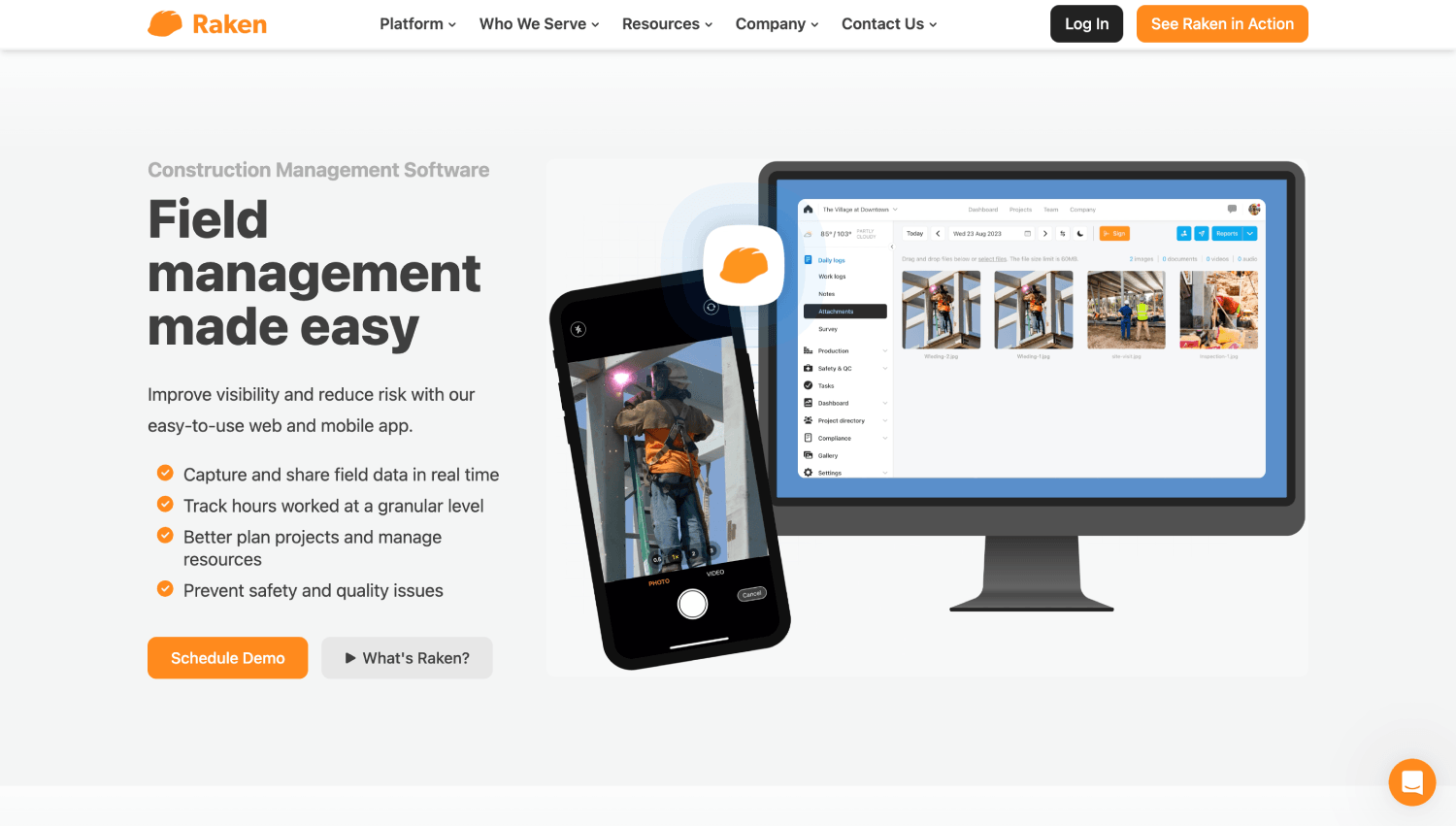 9 Best AI Face Recognition Time Clock Software for U.S. Construction Crews (2026) 8 raken