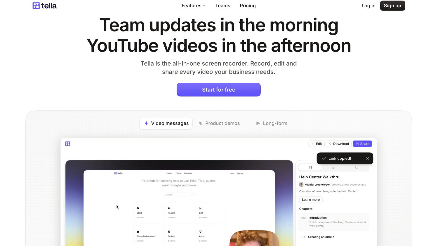 8 Best Loom Alternatives for Screen Recording & Async Video 5 tella