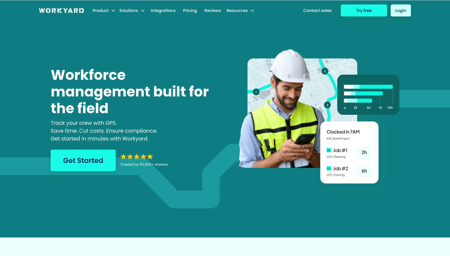 9 Best AI Face Recognition Time Clock Software for U.S. Construction Crews (2026) 5 workyard
