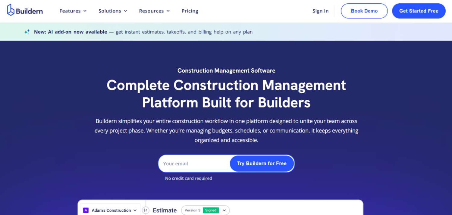 Buildertrend Alternatives in 2026: 7 Platforms for Home Builders and Remodelers Who Need More 5 Buildern