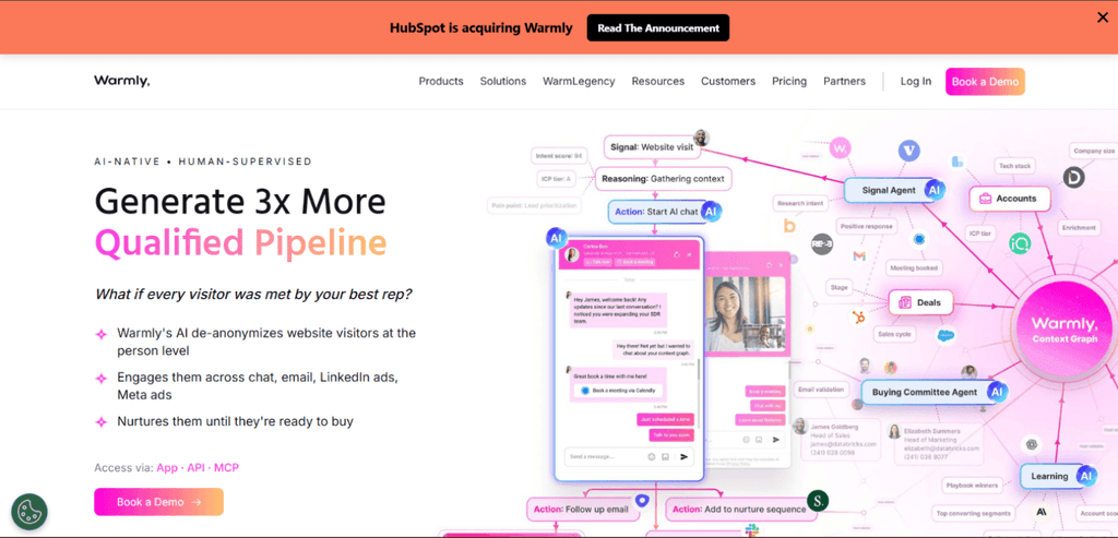 Website Visitor Identification Tools in 2026: 7 Platforms That Turn Anonymous B2B Traffic Into Pipeline 2 Warmly 1